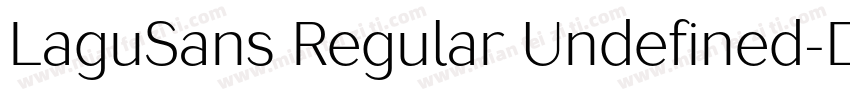 LaguSans Regular Undefined字体转换